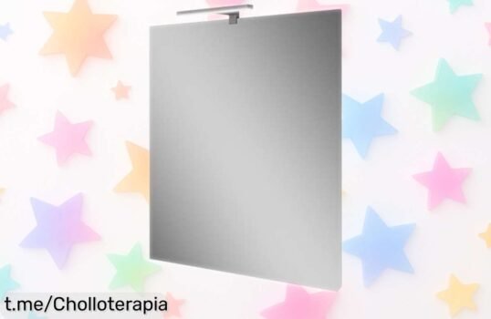 Espejo de baño Baikal con luz LED potente y diseño exclusivo, precio rebajado que no durará para siempre. Dale ese toque único a tu hogar, ¡hazlo tuyo ya!