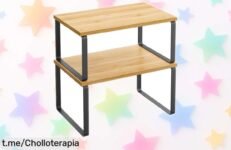 Estante para especias SONGMICS: diseño extensible y elegante que transformará tu cocina a precio loco, ¡no te pierdas este super chollo lleno de sabor!