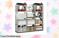 Estantería vertical multifunción con 11 rejillas de diseño espectacular: ahora a un precio rebajado que no te dejará indiferente. ¡Organiza tu espacio y vive la magia de tu hogar!