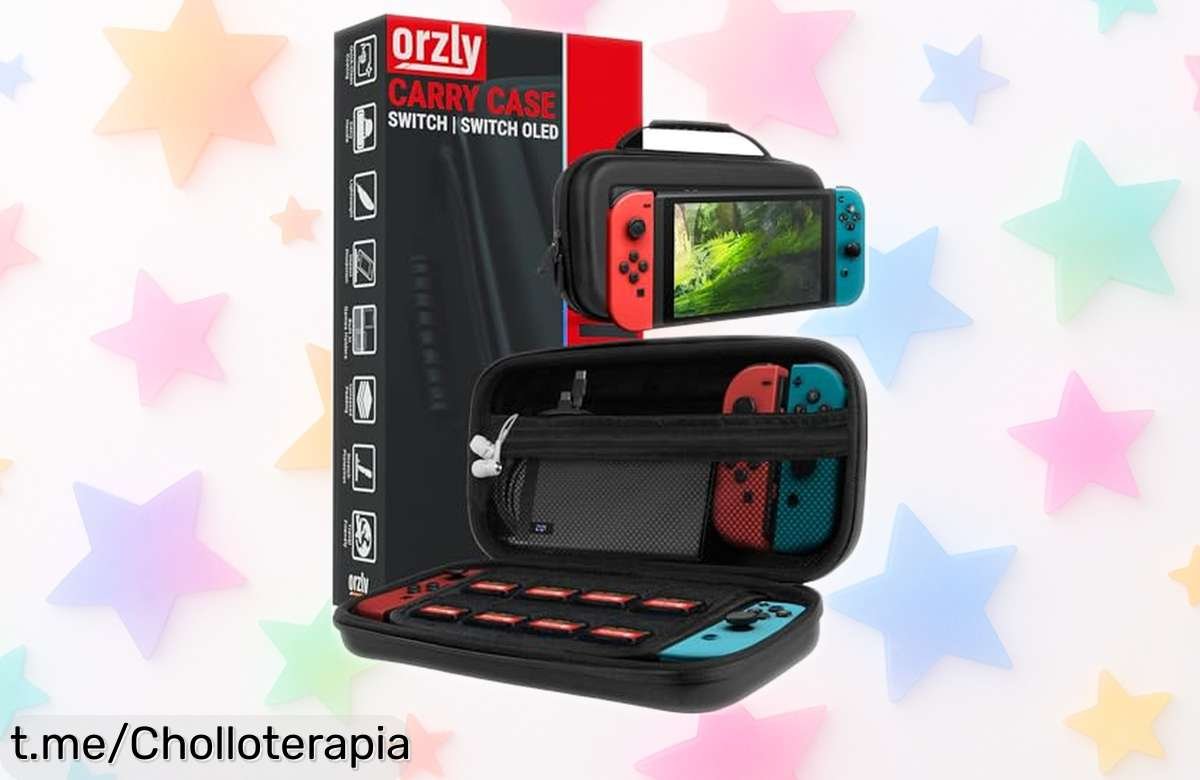 Estuche rígido Orzly para Switch OLED y original, ahora a precio rebajado ¡Protege tu consola en cualquier lugar antes de que se agoten!