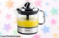 Exprimidor eléctrico de cítricos Bestron: oferta limitada a precio rebajado, disfruta del zumo fresquito al instante y siente el sabor natural en cada gota. ¡No te lo pierdas!