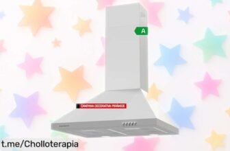 Extractor de humo Corberó Kuramathi 660W, ¡rebaja increíble! Dale a tu cocina la frescura que merece y despídete del mal olor. Aprovecha esta oferta ya mismo, no te lo pierdas.