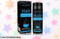 Fibras capilares negras para un look denso y natural: rebajadas para que presumas de cabello perfecto incluso bajo lluvia, ¡aprovéchalo ya antes de que se agoten!