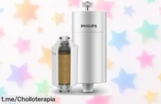 Filtro de ducha Philips Water con cartucho extra y cloro al 99% menos, aprovecha este super chollo y dale a tu piel el cuidado que merece desde hoy mismo.