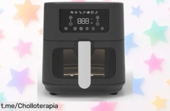 Freidora de aire NARVI NF15 con doble grill y ventana visible, ¡ofertón a un precio rebajado que no puedes dejar escapar! Prepara recetas irresistibles y sorprende a todos.