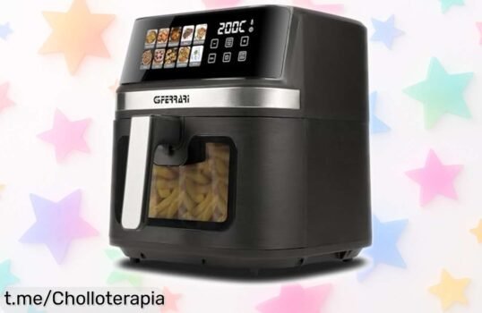 Freidora de aire gigante 8L con pantalla digital a un precio rebajado que no podrás creer, cocina rápido y delicioso ¡No esperes más, tu próxima comida te está esperando!