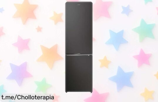 Frigorífico combi Candy City Fresco 300: ¡Super chollo con no frost y control móvil! No dejes escapar esta oferta por frescura y estilo en tu cocina, corre que vuelan.