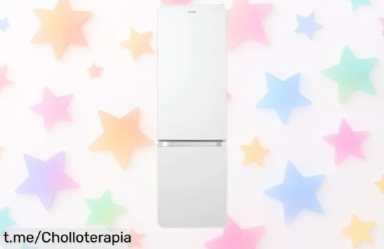 Frigorífico combi Candy ZCCH1SEW518 a un precio rebajado que vuelan, no te quedes sin el tuyo y disfruta de la frescura sin ruido en casa, ¡aprovéchalo ya!