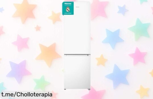 Frigorífico combi Hisense con apertura reversible, 269L: ¡super chollo que mantendrá tus botellas frescas y prácticas en la cocina! No dejes pasar esta oferta única.