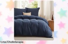 Funda nórdica súper suave de Bedsure con cremallera a precio de ganga que hará de tu dormitorio el lugar más acogedor este invierno, ¡no te la puedes perder!