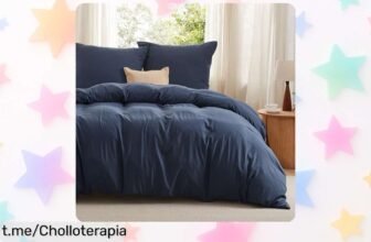 Funda nórdica súper suave de Bedsure con cremallera a precio de ganga que hará de tu dormitorio el lugar más acogedor este invierno, ¡no te la puedes perder!