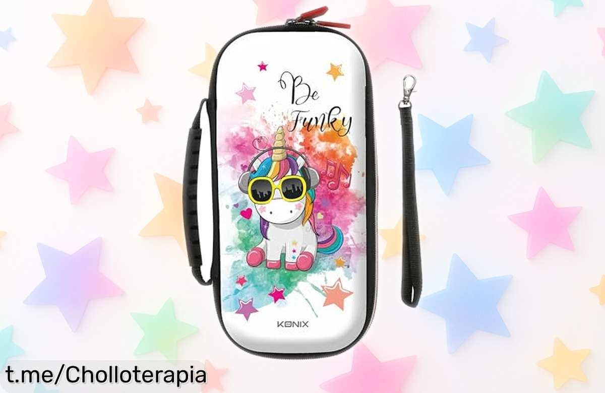 Funda resistente y con asa rígida para Nintendo Switch Konix Unik, ¡precio rebajado que hará feliz a tu consola! Disfruta sin miedos, no dejes pasar esta oportunidad única.