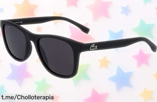 Gafas de sol Lacoste L884S negras mate a un precio rebajado increíble que no se repetirá. ¡Destaca con estilo y protege tus ojos antes de que sea tarde!