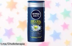 Gel de baño 3 en 1 Nivea Men Express con aroma cítrico, ¡ofertón increíble a precio rebajado! Activa tu energía desde el primer uso y dale un toque fresco a tu rutina diaria.