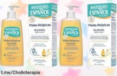 Gel oleo para pieles atópicas con vitamina E, pack de 2: cuida tu piel sensible y aprovecha este precio rebajado increíble ¡Mímate ya antes de que se acabe este súper chollo!
