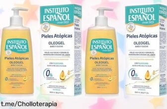 Gel oleo para pieles atópicas con vitamina E, pack de 2: cuida tu piel sensible y aprovecha este precio rebajado increíble ¡Mímate ya antes de que se acabe este súper chollo!