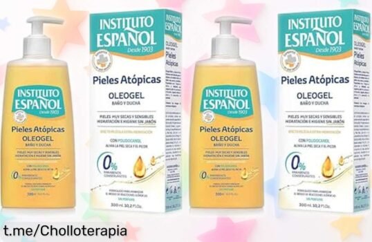 Gel oleo para pieles atópicas con vitamina E, pack de 2: cuida tu piel sensible y aprovecha este precio rebajado increíble ¡Mímate ya antes de que se acabe este súper chollo!