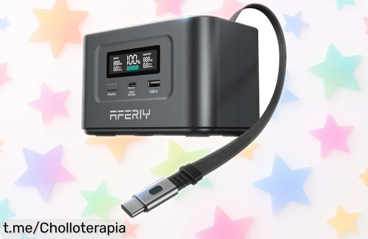 Generador eléctrico portátil AFERIY 100 W, ¡un ofertón que no puedes dejar escapar! Energía rápida para emergencias y viajes a un precio rebajado. ¡Actúa ya y no te quedes sin él!