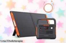 Generador solar Jackery E1000 v2 con carga rápida y 7 puertos, super chollo rebajado por tiempo limitado para que nunca te falte energía. ¡No lo dejes escapar!