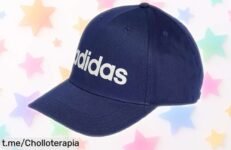Gorra unisex Adidas dark blue/white con visera curvada, ¡ofertón por tiempo limitado que no querrás dejar pasar para lucir estilo y confort cada día!