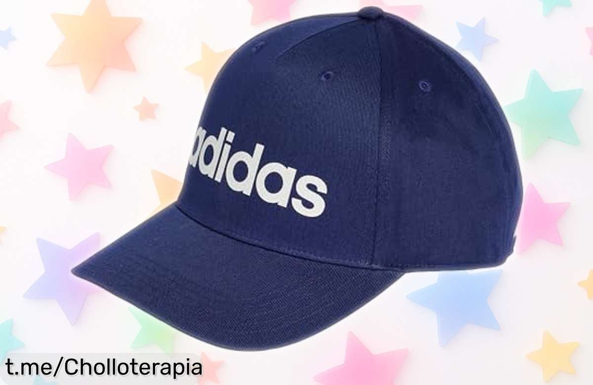 Gorra unisex Adidas dark blue/white con visera curvada, ¡ofertón por tiempo limitado que no querrás dejar pasar para lucir estilo y confort cada día!
