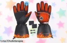 Guantes calefactables CAMULAND 10000mAh: ¡ofertón imperdible que te brindará el calor que necesitas mientras disfrutas al aire libre! No dejes pasar esta oportunidad, muévete sin frío.