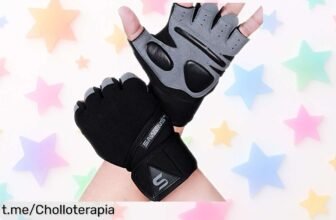 Guantes de gimnasio Sawans con soporte de muñeca, mejora tu agarre y entrena fuerte. ¡Aprovecha esta oferta rebajada y siente la fuerza en cada levantamiento!