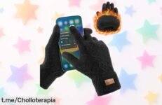 Guantes de invierno HIYATO con tecnología táctil que mantienen tus manos calientes a un precio rebajado, ¡no te quedes sin ellos y disfruta del frío al máximo!