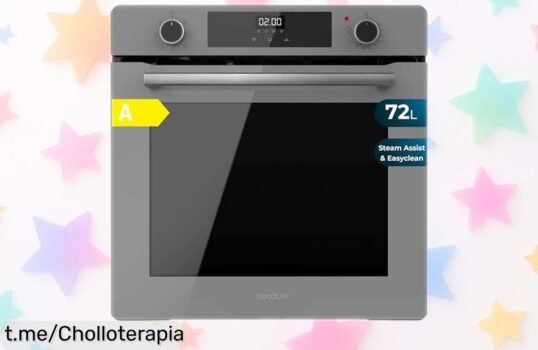 Horno multifunción Cecotec Bolero Hexa 60cm: ¡ofertón increíble y precio rebajado brutal para que cocines lo mejor en familia! ¡No dejes pasar esta ocasión, corre por el tuyo!