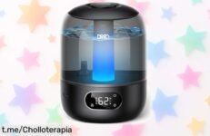 Humidificador silencioso DreO 3L para bebés, con sensor de humedad y hasta 30h de niebla fría: ¡precio rebajado que hará feliz a tu peque en un sueño tranquilo!