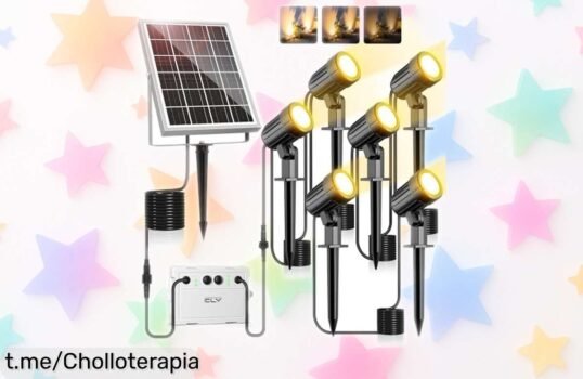 Ilumina tu jardín con las luces led solares CLY, resistentes y eficientes. ¡Aprovecha el precio rebajado antes de que se agoten estas unidades únicas!