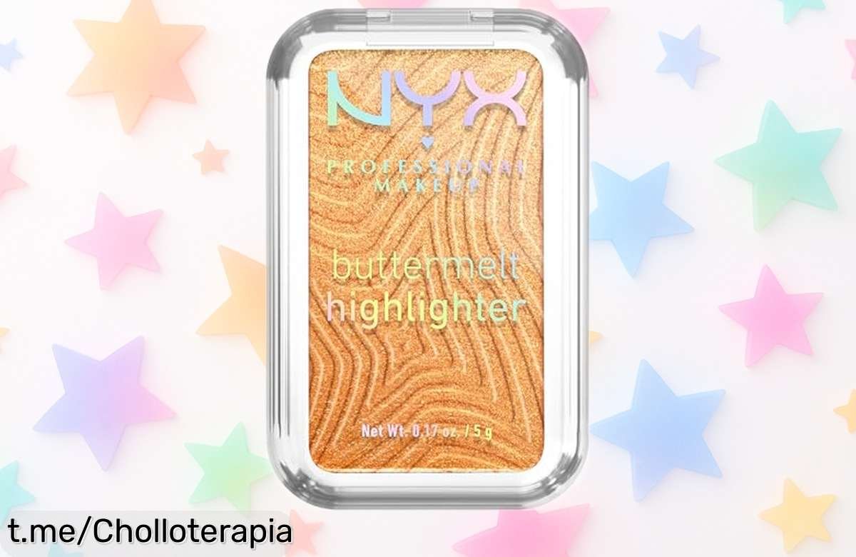 Iluminador en polvo Nyx Buttermelt con manteca natural: brilla irresistible por 12 horas, ¡aprovecha este super chollo antes de que se agote!