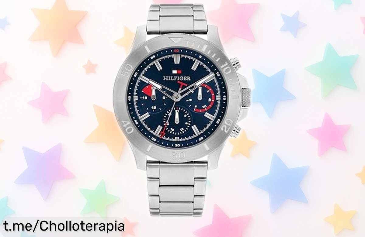 Impactante reloj analógico multifunción Tommy Hilfiger 1792113: elegancia y estilo a un precio rebajado que se escapa rápido, ¡no dejes pasar este super chollo antes de que sea tarde!