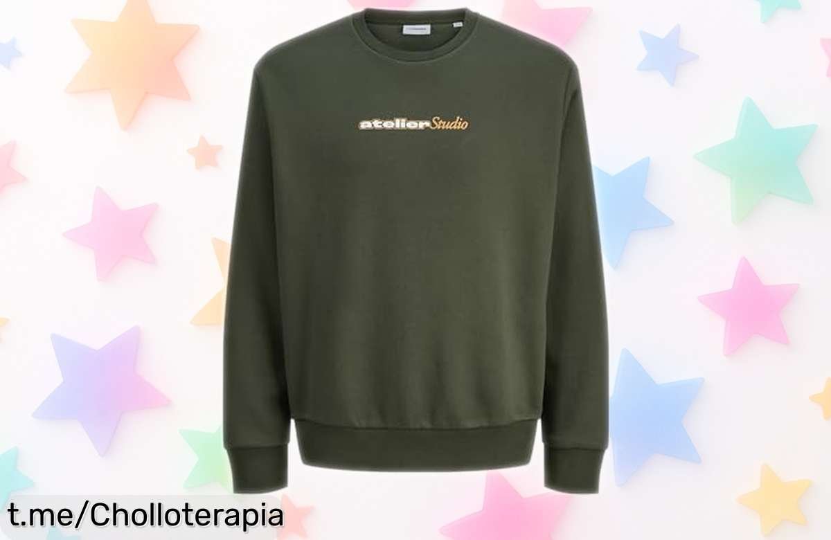 Impactante sudadera Jack & Jones Jjrody para hombre a precio rebajado, dale un toque moderno a tu estilo y disfruta de este super chollo que no querrás perderte.