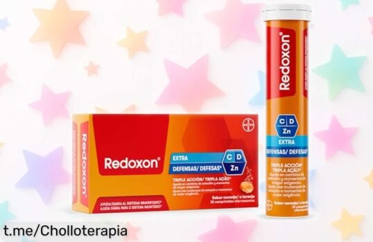 Impactantes vitaminas efervescentes Redoxon para reforzar tus defensas y lucir radiante, ¡chollo en sabor naranja a un precio rebajado que no puedes dejar pasar!