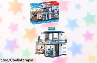 Impresionante Comisaría PLAYMOBIL Action Heroes con sala de investigación, rebajada y lista para desatar la imaginación de los peques ¡Haz que la aventura comience antes de que se acabe!