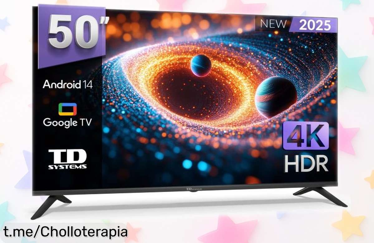 Impresionante Smart TV 50 pulgadas Led 4K con control por voz Hey Google, ahora a precio loco: no dejes pasar esta oportunidad y vive la emoción de tus pelis como nunca.