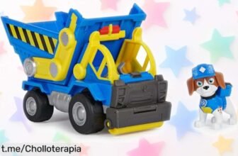Impresionante camión volquete y figura Wheeler de Patrulla Canina a precio rebajado, ¡diversión asegurada para que sus juegos sean inolvidables! No te lo pierdas, actúa ya.