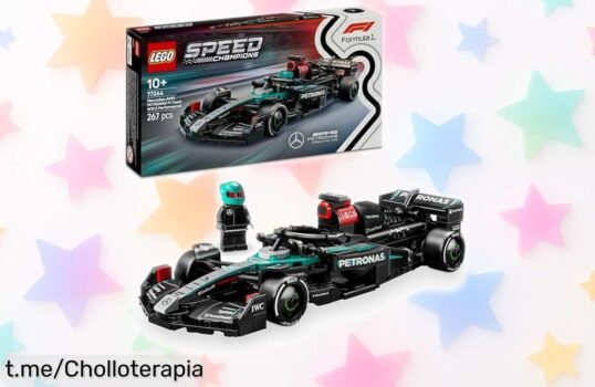 Impresionante coche de carreras LEGO Speed Champions Mercedes AMG F1 W15, precio rebajado que vuela y te hará sentir la adrenalina en tu salón, ¡no te lo pierdas!