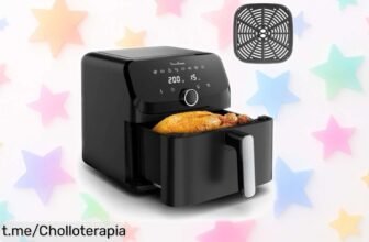 Impresionante freidora de aire XXL Moulinex Easy Fry Mega para 8 raciones, cocina rápida y sencilla; precio rebajado que no podrás dejar escapar. ¡Aprovecha antes de que se acabe!