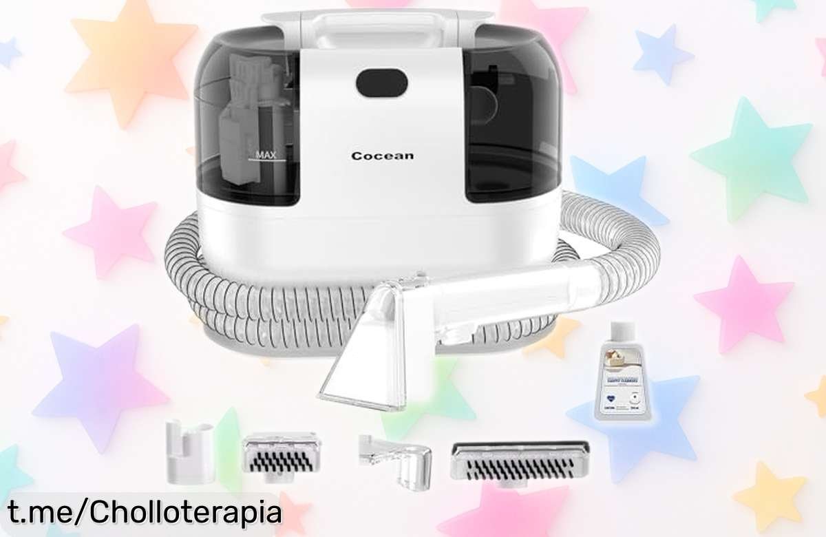 Impresionante limpiador aspirador COCEAN Conga Carpet & Spot Clean 500W a precio loco: ¡elimina manchas difíciles en segundos! No dejes pasar este super chollo que revitaliza tus alfombras.
