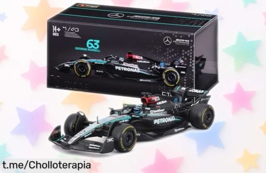 Impresionante modelo a escala Mercedes AMG F1 W15 George Russell 2024, súper detallado y rebajado: ¡no te pierdas este chollazo para lucir tu pasión hoy mismo!