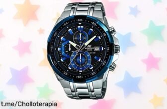 Impresionante reloj Casio EFR 539D con cronómetro y correa de metal a precio rebajado, ¡aprovecha este ofertón antes que se acabe!