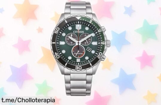 Impresionante reloj Citizen AT2561 81X con carga a cualquier luz y manecillas luminosas, un descuentazo que no puedes dejar pasar ¡Hazlo tuyo antes de que sea tarde!