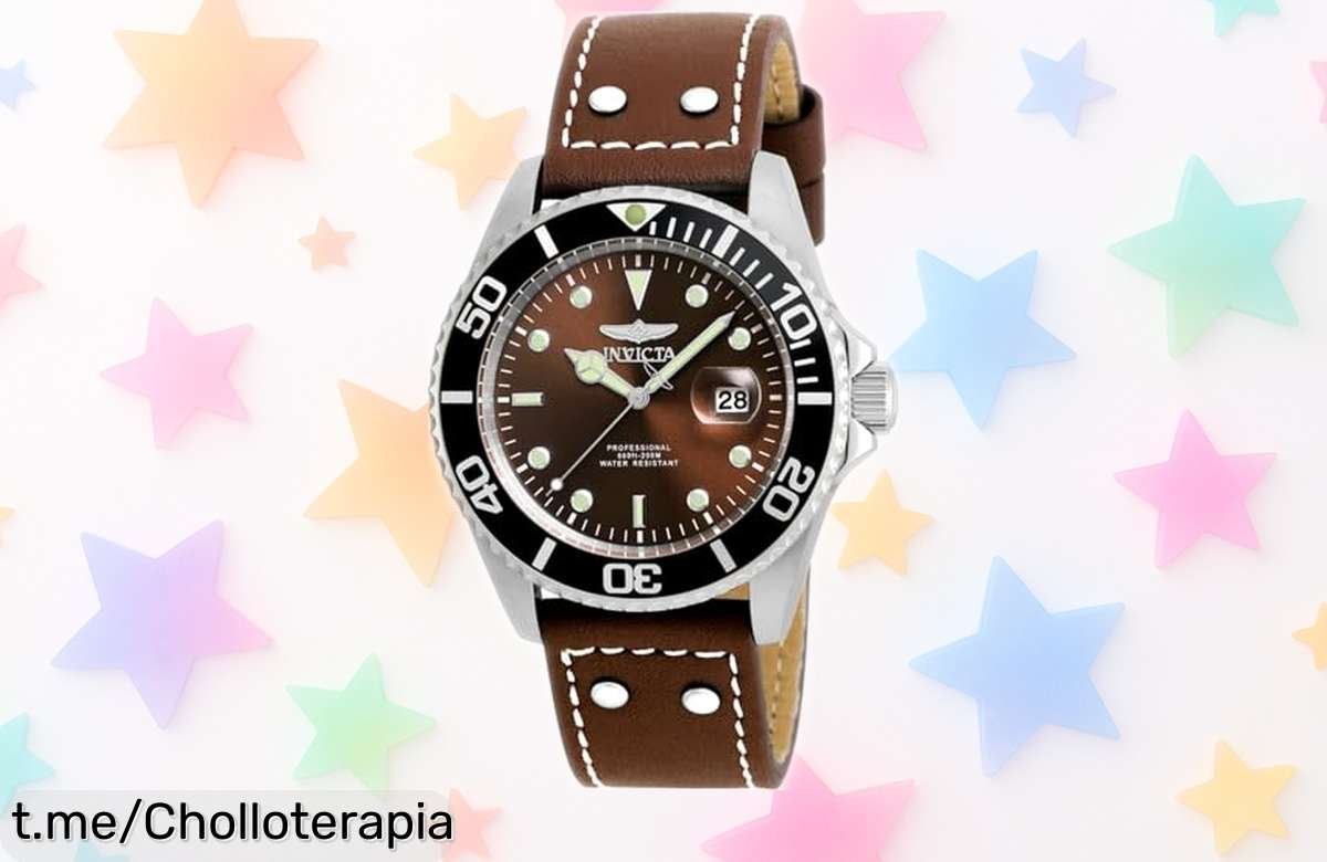 Impresionante reloj Invicta Pro Diver 22070 con diseño en acero y súper preciso, ¡aprovecha este super chollo que hará brillar tus momentos a un precio increíble!