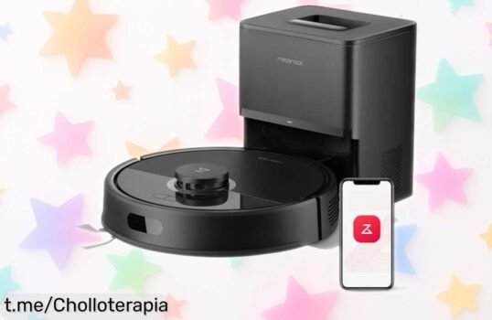 Impresionante robot aspirador y fregador Roborock Q7 L5+ a precio rebajado, limpia hasta pelos de mascotas con succión potente. ¡No pierdas esta oferta única y llévatelo ya!