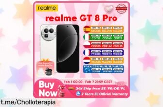 Impresionante smartphone realme GT 8 Pro 5G con pantalla de 144Hz y cámara de 200MP: ¡super chollo limitado que elevará tu experiencia! No te quedes sin el tuyo, corre ya a por él.