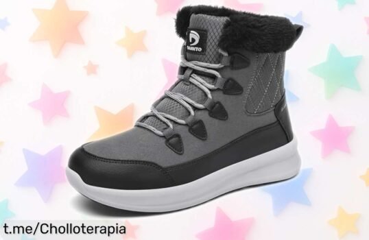 Impresionantes botas de invierno Dannto con suela antideslizante, ofertón que te hará decir adiós al frío y los resbalones, ¡no lo dejes escapar!