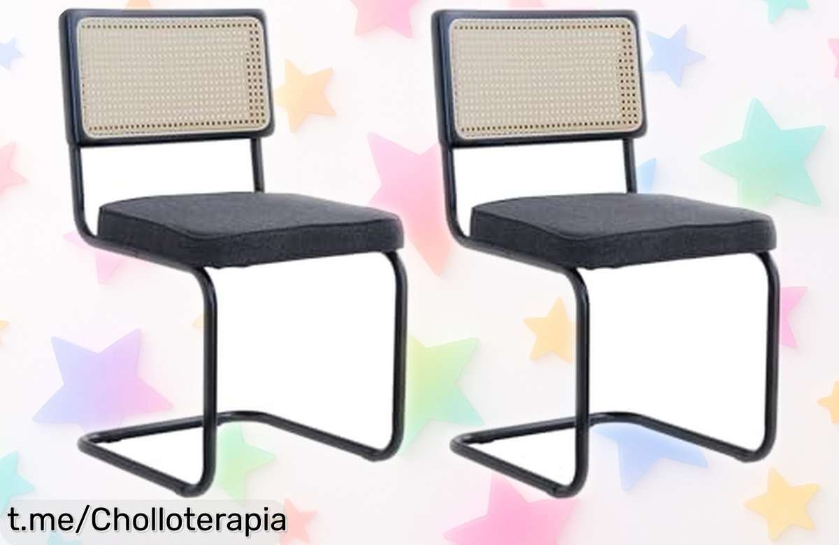 Impresionantes sillas de comedor estilo nórdico BenyLed con diseño flotante y acabados elegantes. ¡Aprovecha el precio rebajado y transforma tu hogar ya!