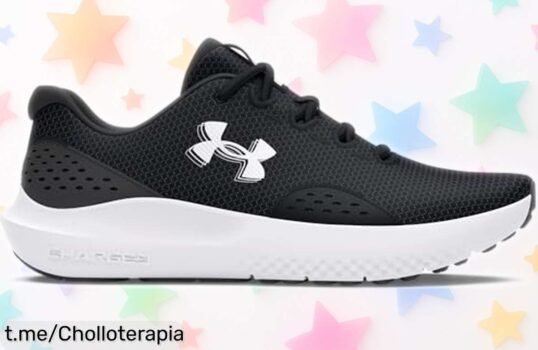 Impresionantes zapatos deportivos Under Armour UA Charged Surge 4 con amortiguación brutal y suela indestructible, ahora a un precio loco que te hará querer salir a ganar ya mismo.